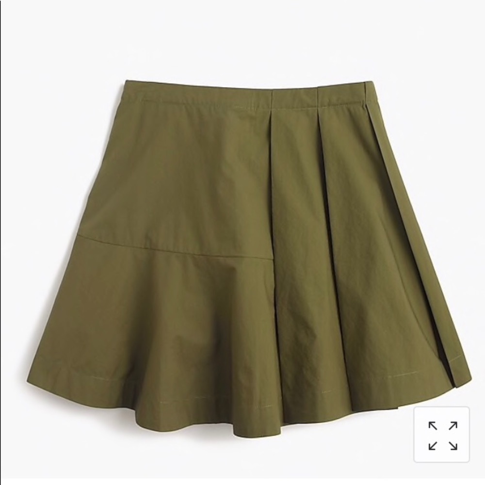 Crewcuts girls pleated ruffle skirt. Back zipper. 100% cotton. - Picture 2 of 5